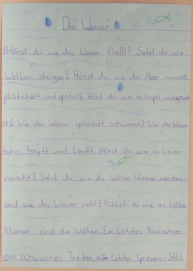 Gedicht James Krüss Das Feuer Unsere Wasser-Gedichte - Mittelschule Landau an der Isar